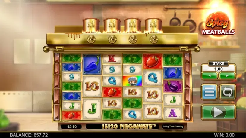 Spicy Meatballs Megaways slot screenshot 1