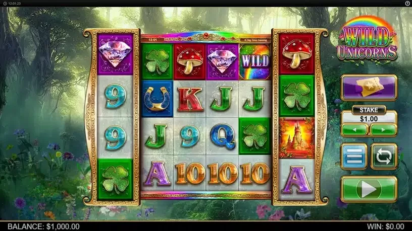 Wild Unicorns slot screenshot 1