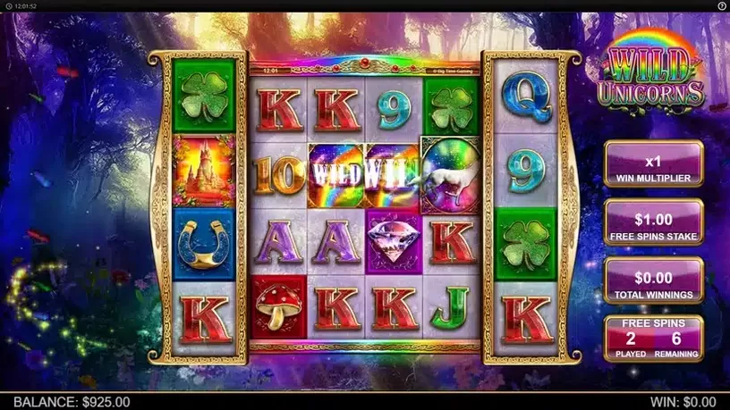 Wild Unicorns slot screenshot 3