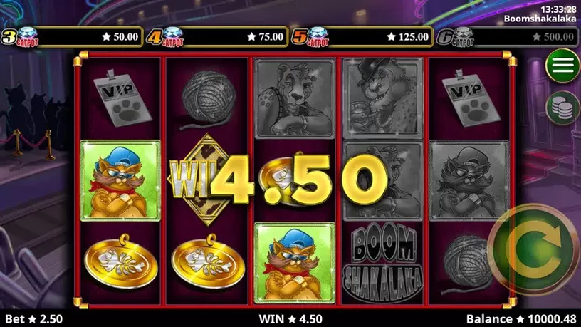 Boom Shakalaka slot screenshot 2