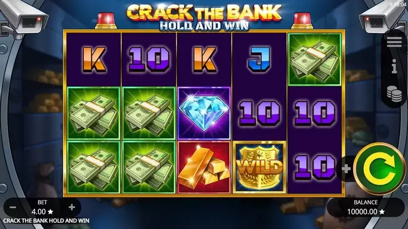Crack the Bank Hold And Win slot screenshot 1