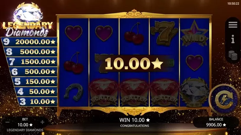 Legendary Diamonds slot screenshot 5