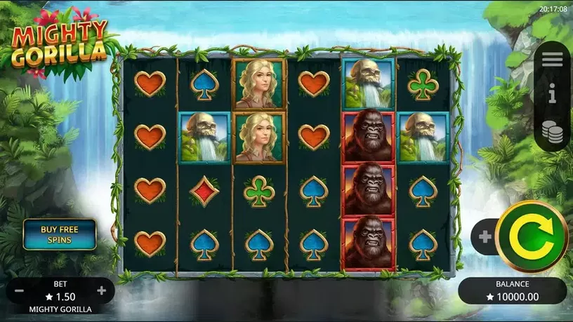 Mighty Gorilla slot screenshot 1