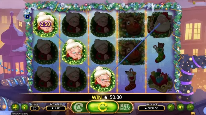 Rudolph’s Ride slot screenshot 4
