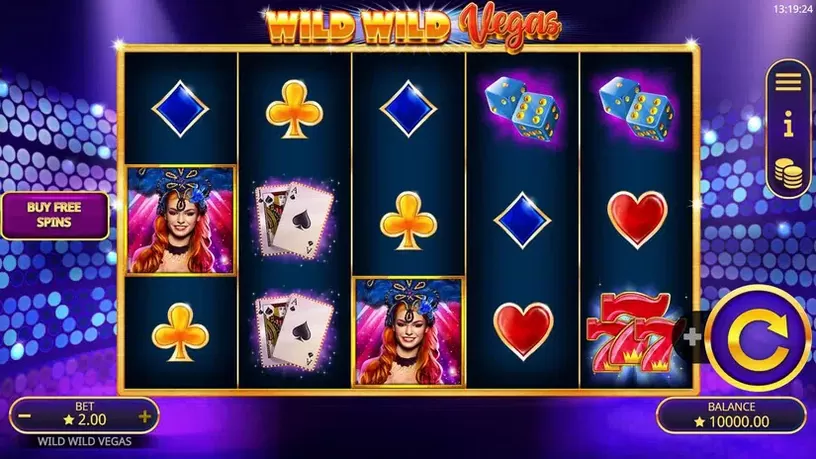 Wild Wild Vegas slot screenshot 1