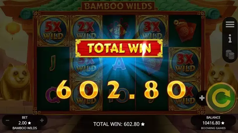 Bamboo Wild slot screenshot 7