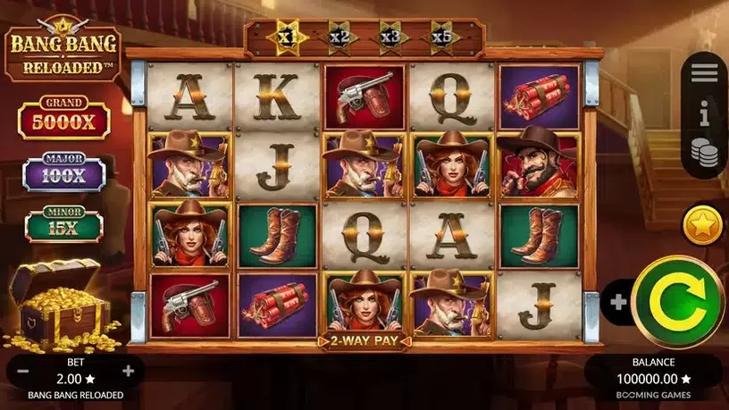 Bang Bang Reloaded slot screenshot 1