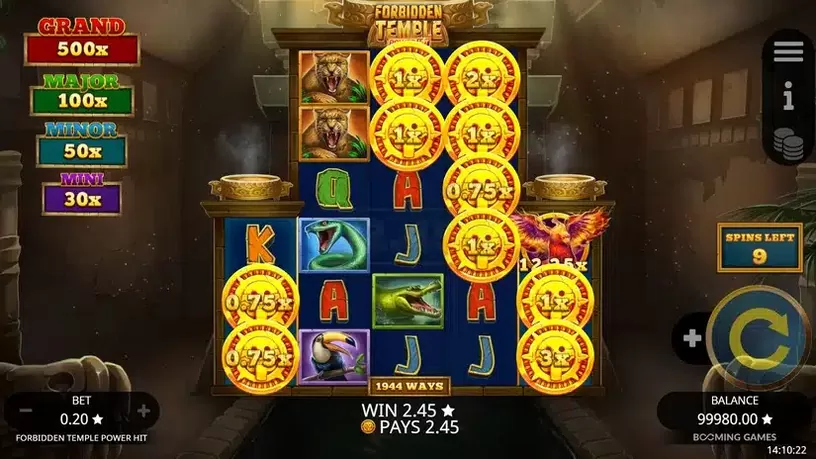 Forbidden Temple Power Hit slot screenshot 4