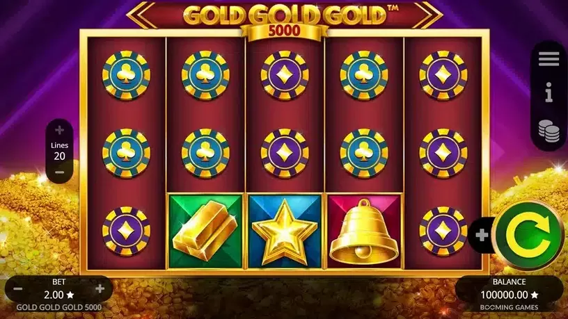 Gold Gold Gold 5000 slot screenshot 1