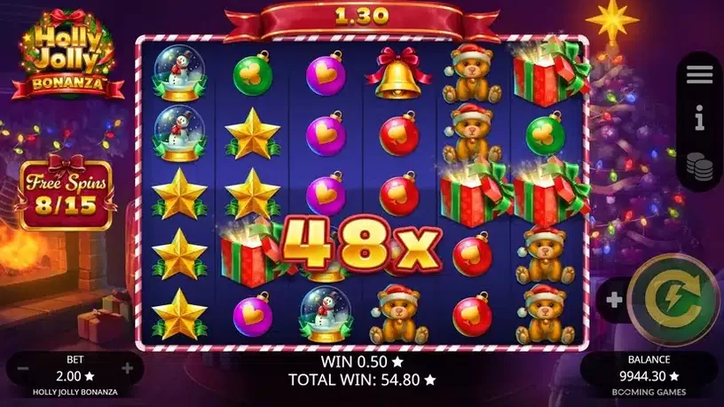 Holly Jolly Bonanza slot screenshot 8