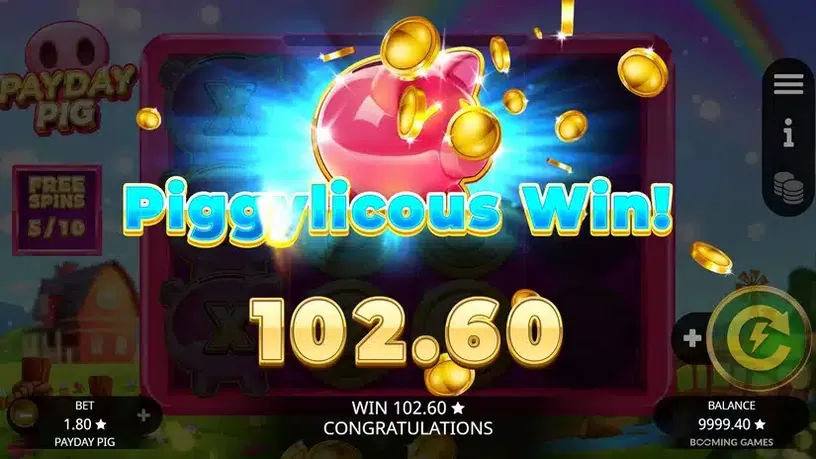 Payday Pig slot screenshot 8