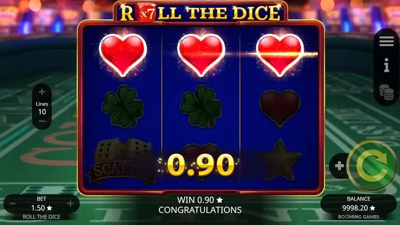 Roll the Dice slot screenshot 2