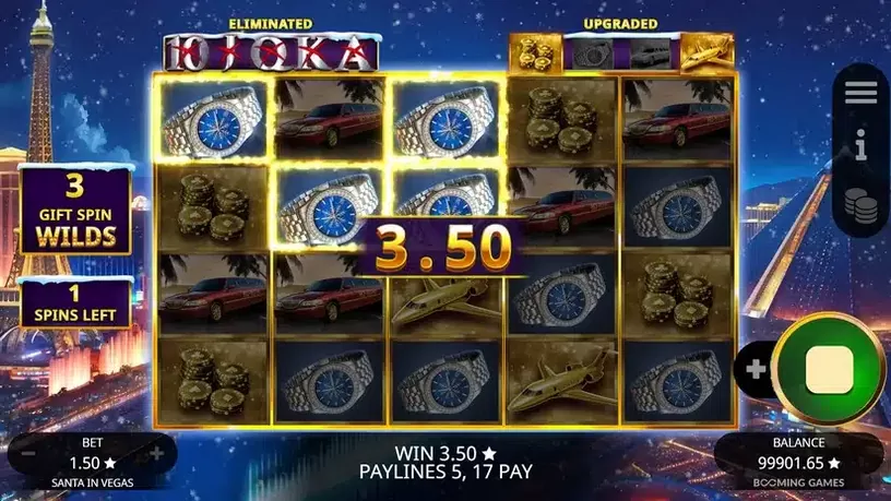 Santa In Vegas slot screenshot 5