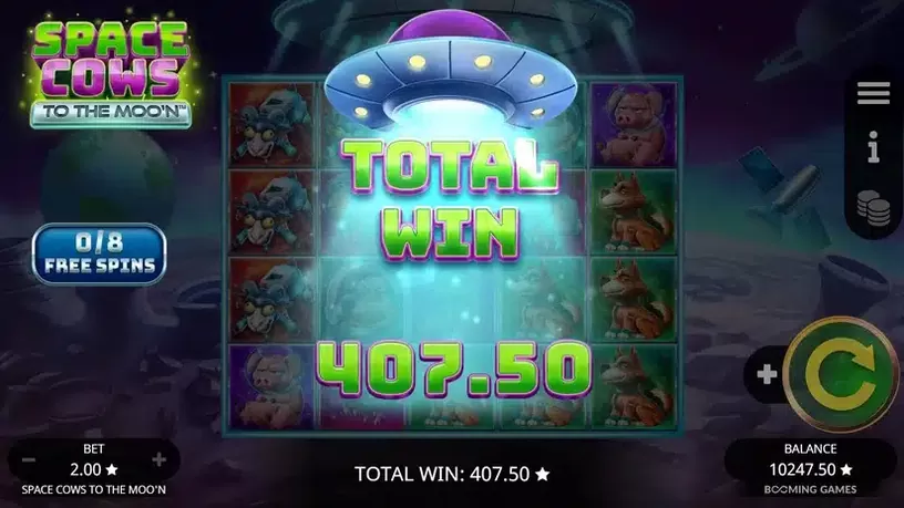 Space Cows to the Moo’n slot screenshot 7
