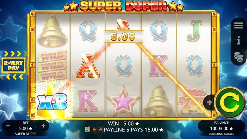 Super Duper slot screenshot 2