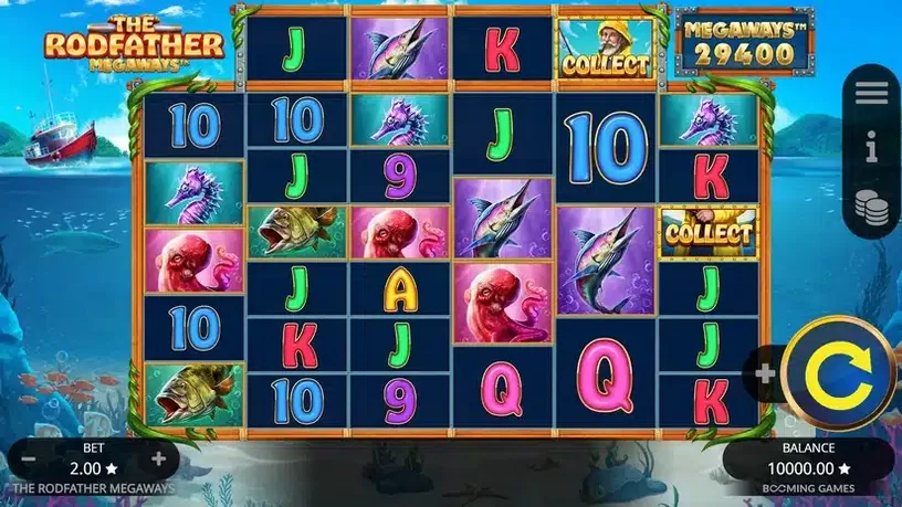 The Rodfather Megaways slot screenshot 1