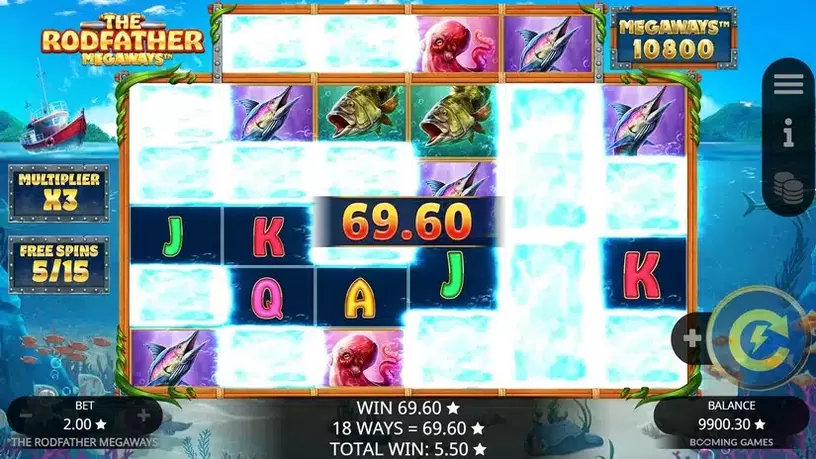 The Rodfather Megaways slot screenshot 7
