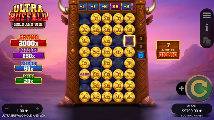 Ultra Buffalo Hold and Win slot screenshot 5