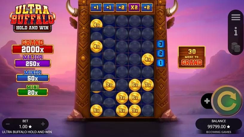 Ultra Buffalo Hold and Win slot screenshot 4