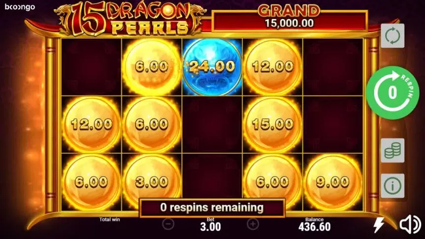 15 Dragon Pearls slot screenshot 4