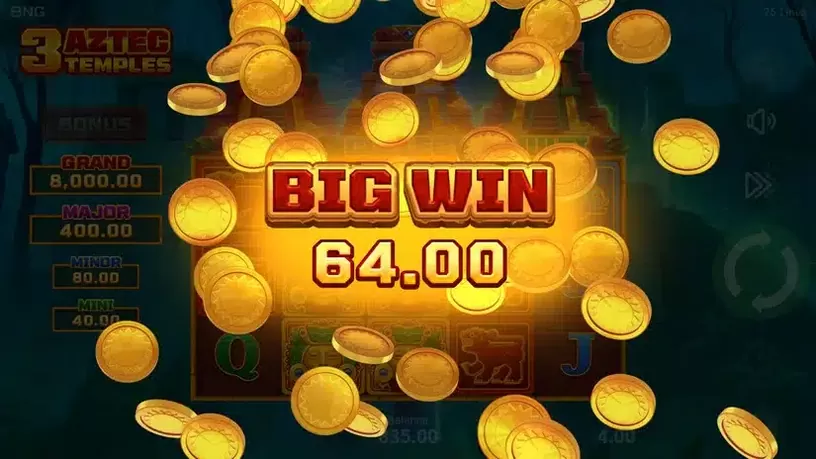3 Aztec Temples slot screenshot 4