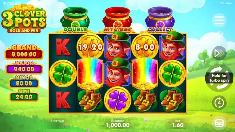 3 Clover Pots slot screenshot 1