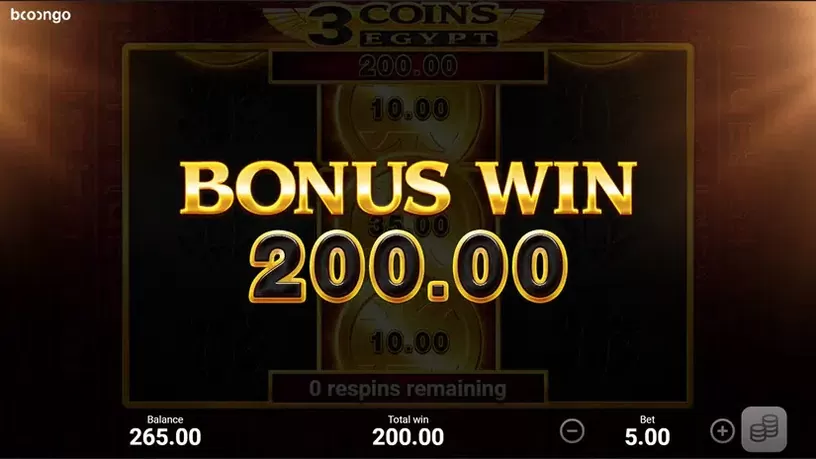 3 Coins: Egypt slot screenshot 4