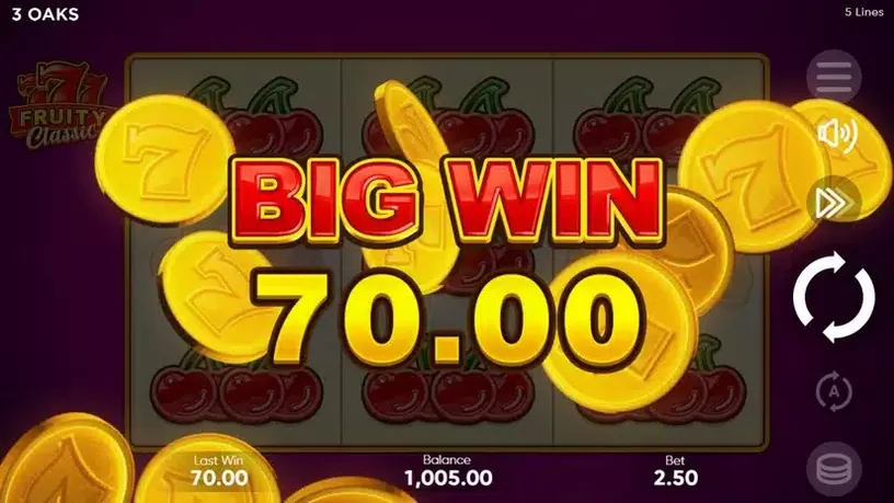 777 Fruity Classic slot screenshot 3