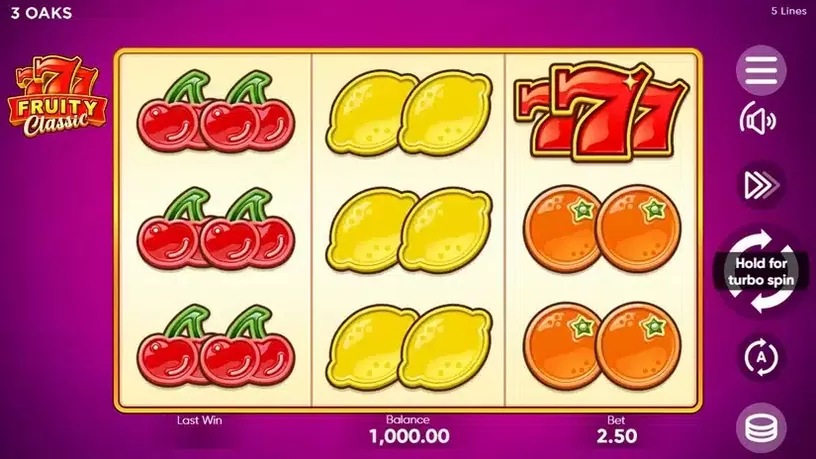 777 Fruity Classic slot screenshot 1