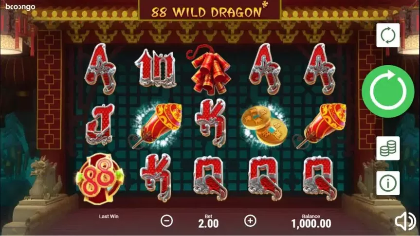 88 Wild Dragon slot screenshot 1