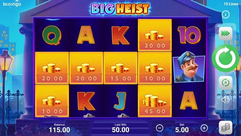 Big Heist slot screenshot 5