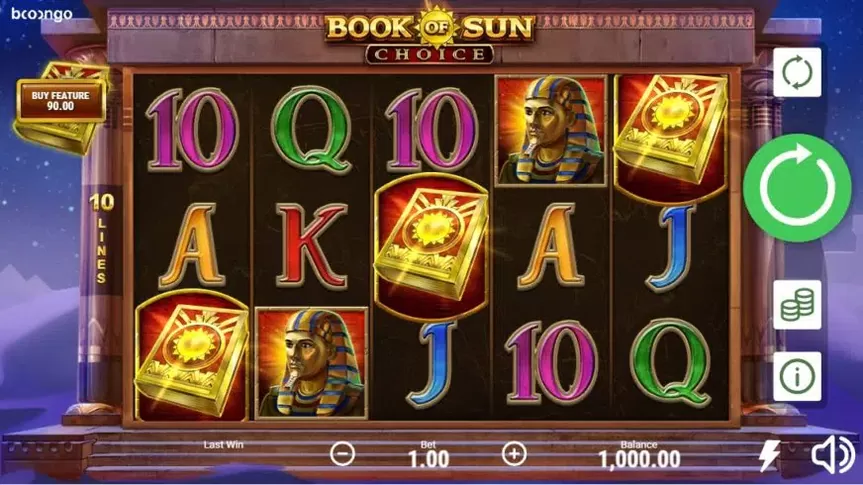 Book of Sun: Choice slot screenshot 1