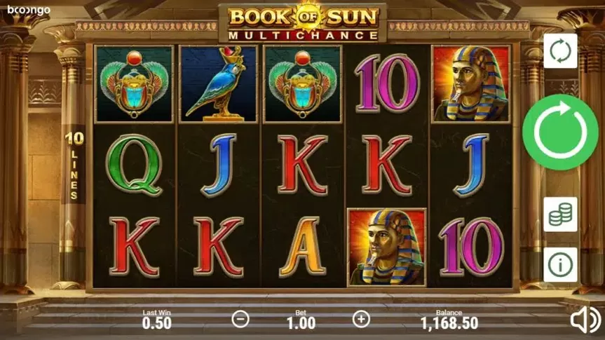 Book of Sun: Multi Chance slot screenshot 1