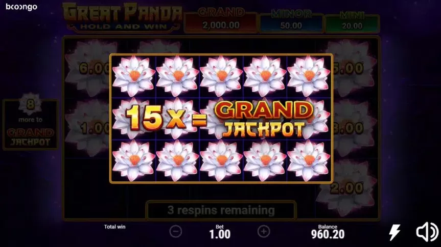 Great Panda slot screenshot 2