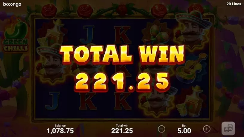 Green Chilli slot screenshot 10