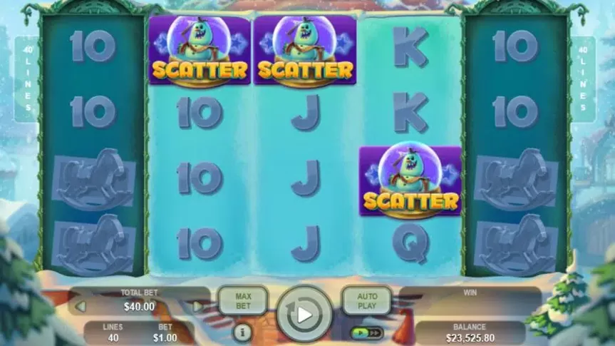 Lucky Xmas slot screenshot 3