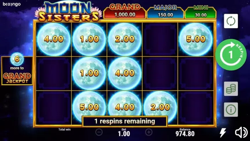 Moon Sisters slot screenshot 4