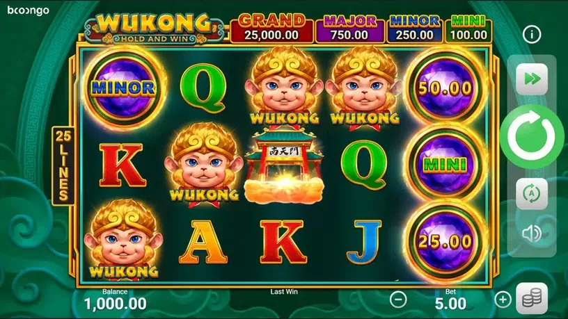 Wukong slot screenshot 1