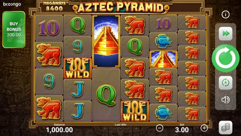 Aztec Pyramid Megaways slot screenshot 1