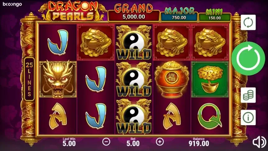 Dragon Pearls: Hold & Win slot screenshot 1