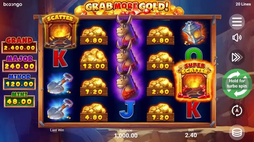 Grab more Gold! slot screenshot 1