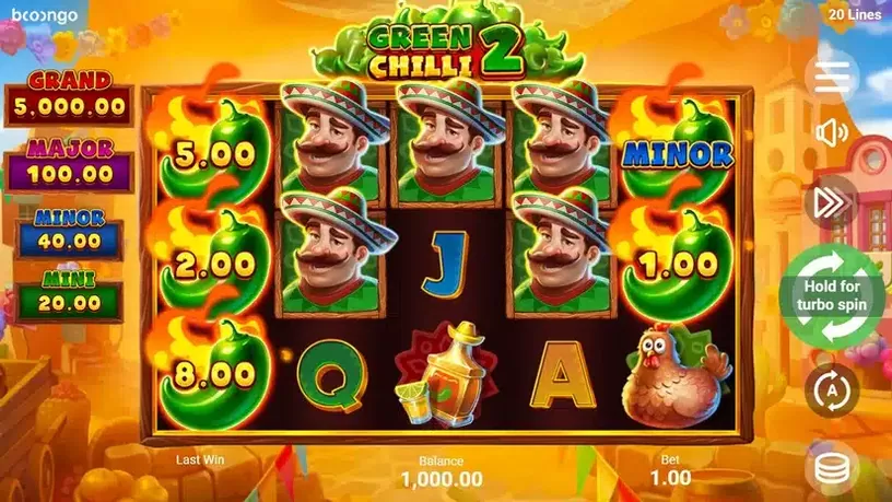 Green Chilli 2 slot screenshot 1