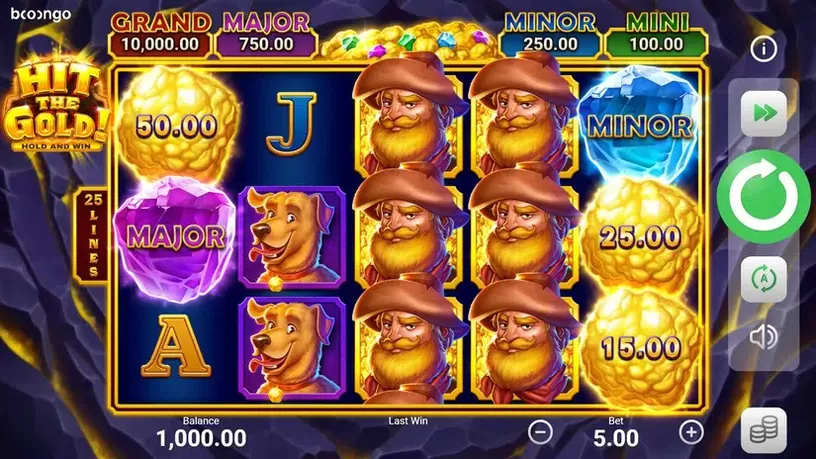 Hit The Gold slot screenshot 1