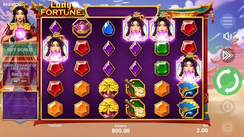 Lady Fortune slot screenshot 2