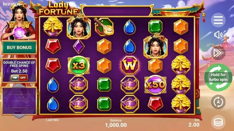Lady Fortune slot screenshot 1