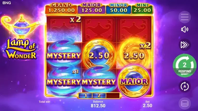 Lamp of Wonder slot screenshot 5