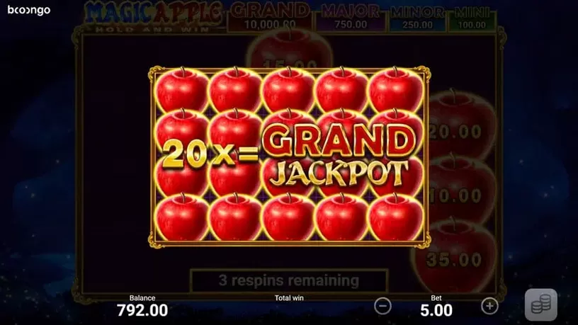 Magic Apple Hold and Win slot screenshot 4