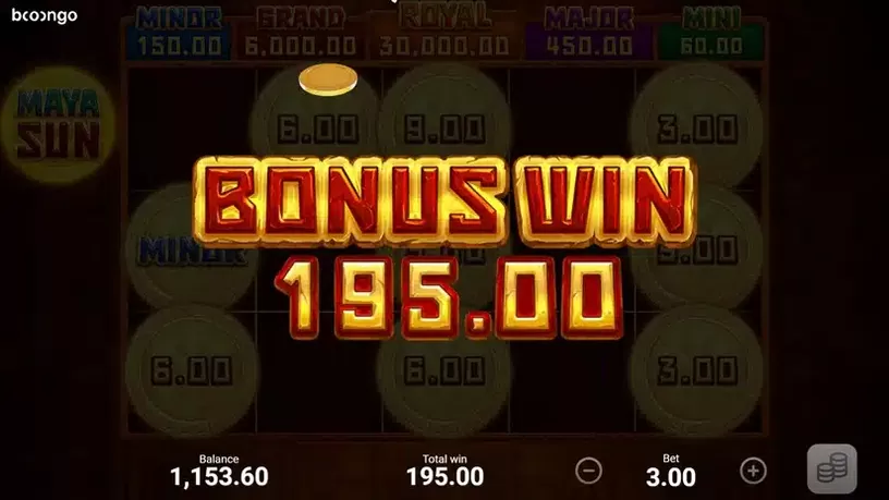 Maya Sun slot screenshot 6