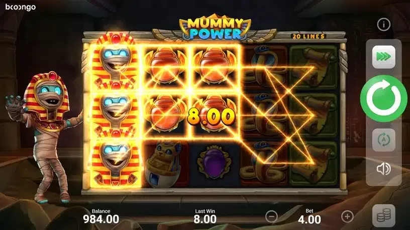 Mummy Power slot screenshot 3
