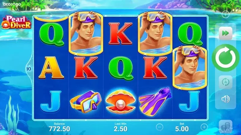 Pearl Diver slot screenshot 3